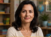 Diretora escolar confiante e inspiradora